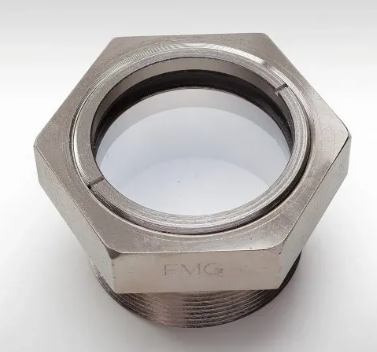 Stainless Steel Peep Site with Quartz Lens