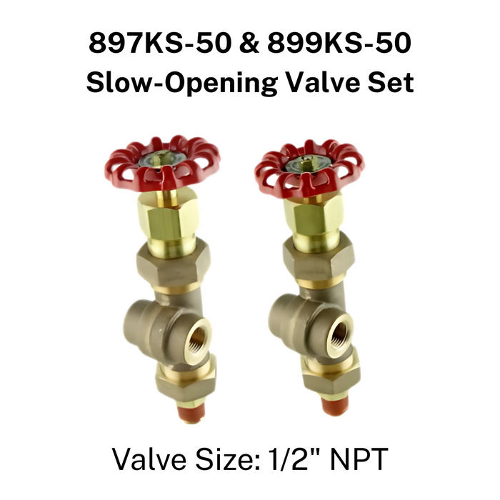United Brass Bronze Reflex Sight Glass & Valve Kit for McDonnell Miller Water Columns 157, 193, 194