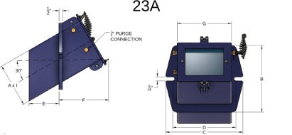 Saf-T-Eye® Port Angular Unit - Model 12 & 16